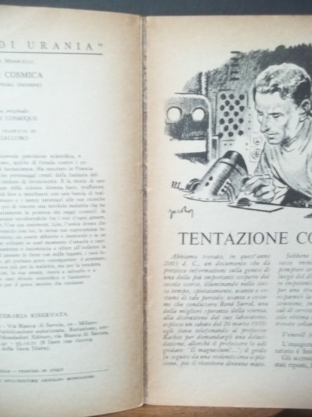 TENTAZIONE COSMICA I ROMANZI DI URANIA 79