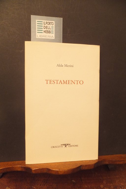 TESTAMENTO ALDA MERINI