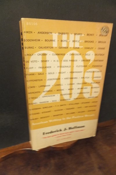 THE TWENTIES AMERICAN WRITING IN THE POSTWAR DECADE