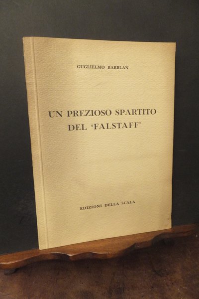 UN PREZIOSO SPARTITO DEL FALSTAFF