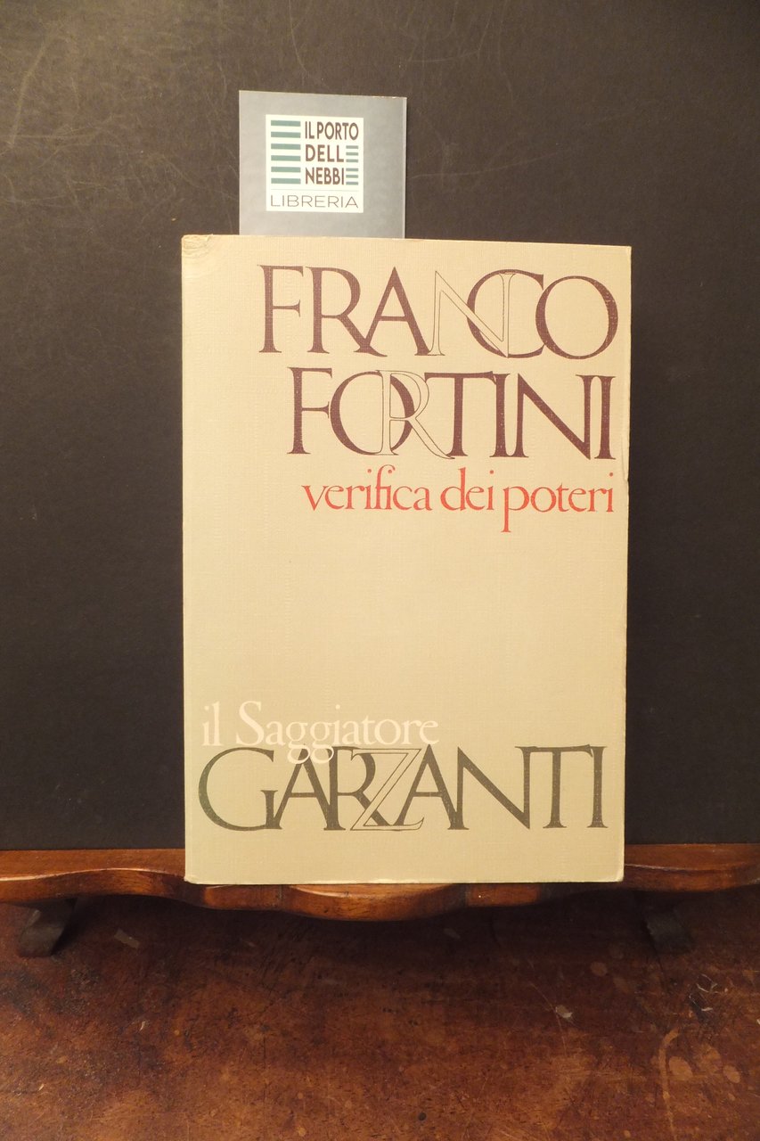 VERIFICA DEI POTERI FRANCO FORTINI