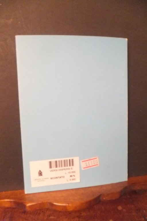 VERSI DISPERSI E NUGACI SANDRO SINIGAGLIA