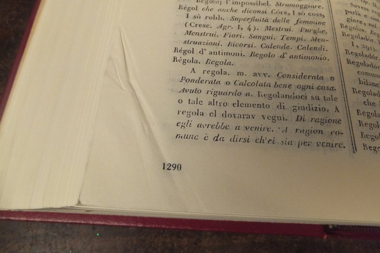 VOCABOLARIO MILANESE ITALIANO FRANCESCO CHERUBINI ANASTATICA 1978