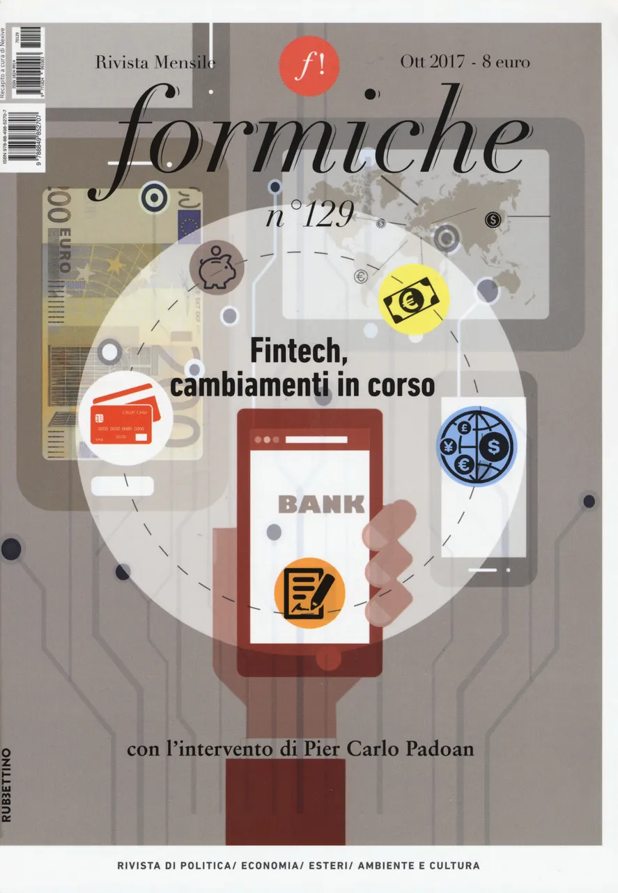 Formiche. Vol. 129: Fintech, cambiamenti in corso (Ottobre) | Immagine principale