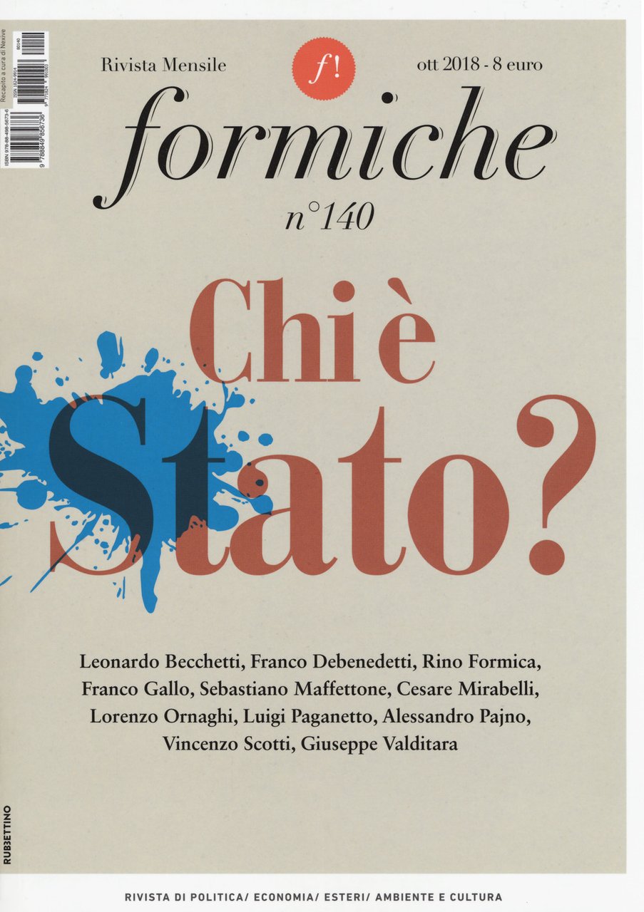 Formiche. Vol. 140: Chi è Stato? (ottobre)