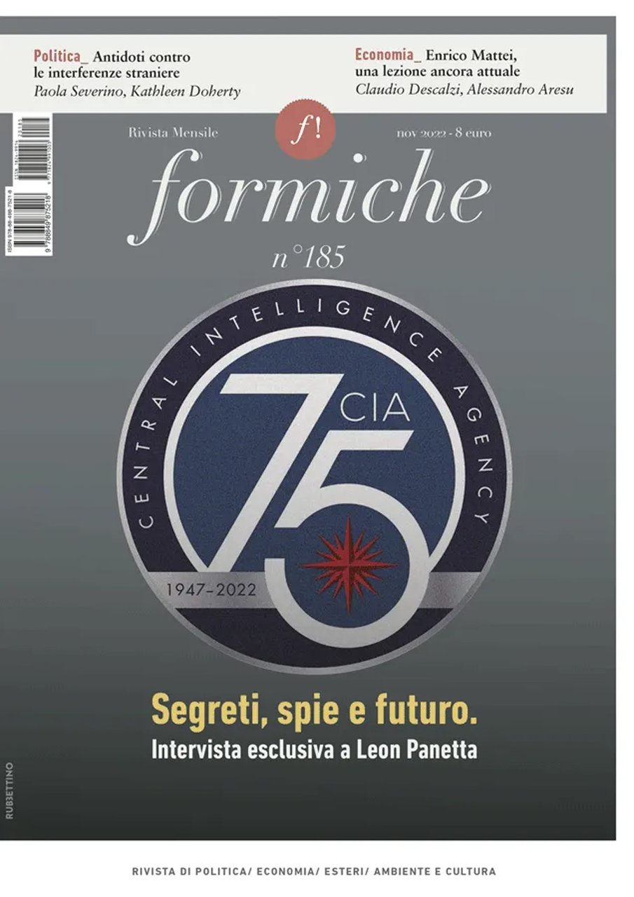 Formiche. Vol. 185: Segreti, spie e futuro. Intervista esclusiva a …