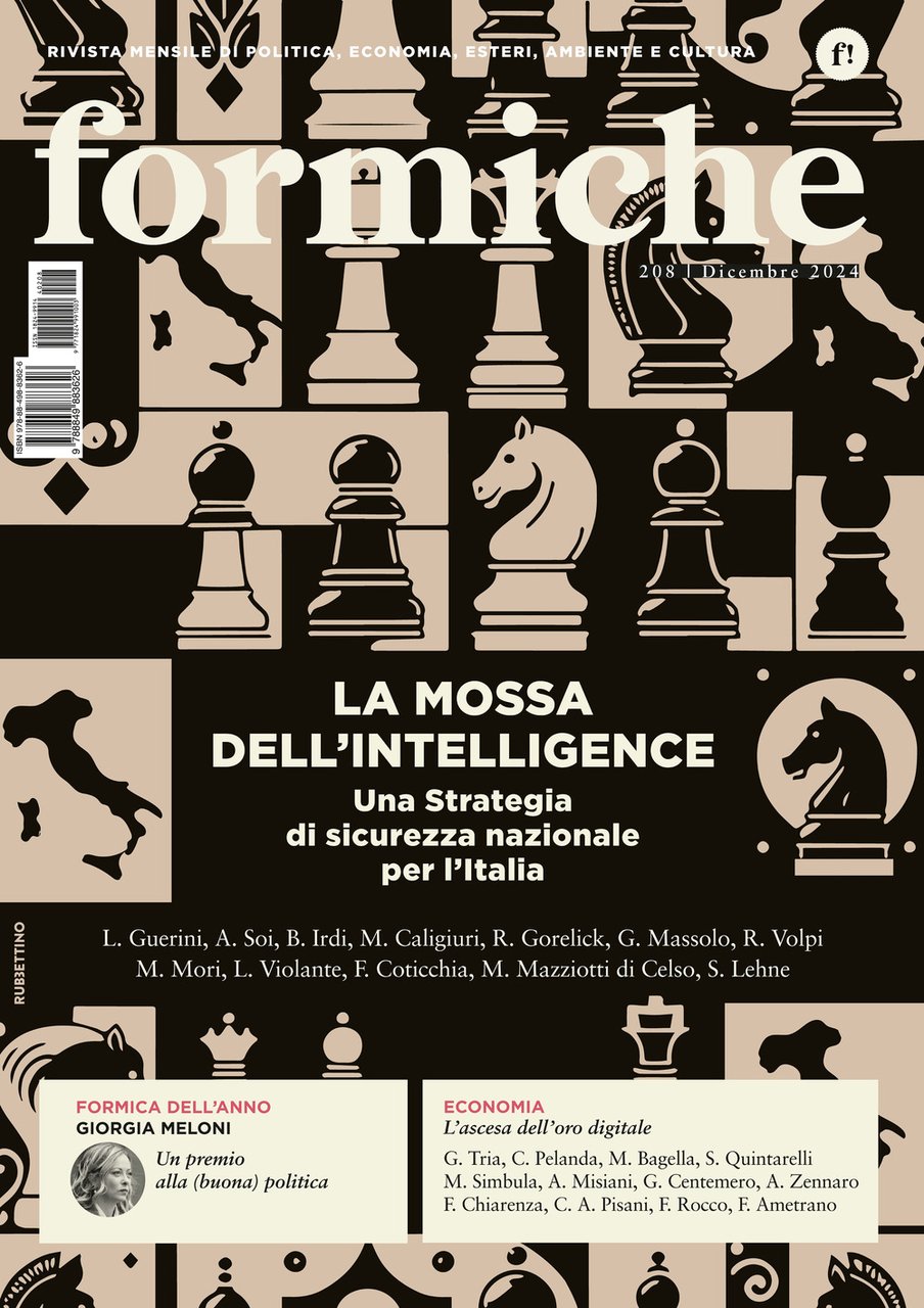 Formiche. Vol. 208: La mossa dell'intelligence. Una strategia di sicurezza …