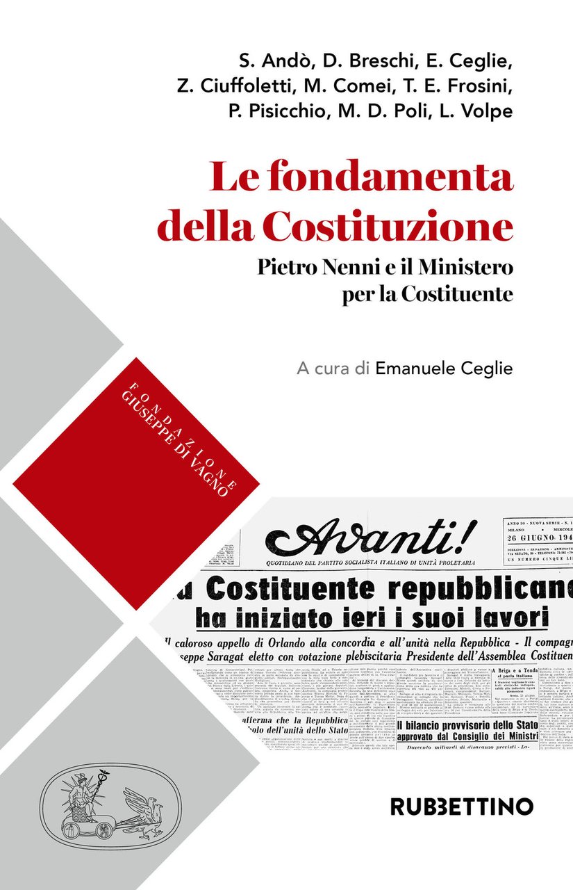 Le fondamenta della Costituzione. Pietro Nenni e il Ministero per …