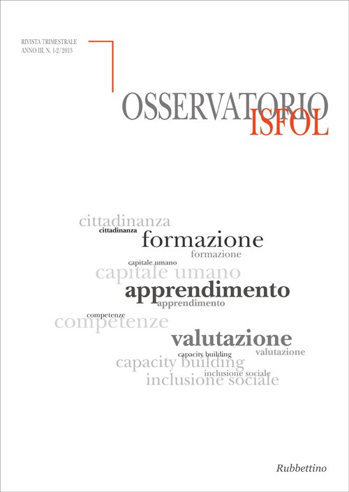 Osservatorio Isfol (2013) vol. 1-2
