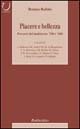 Piacere e bellezza. Percorsi del sentire tra '700 e '800
