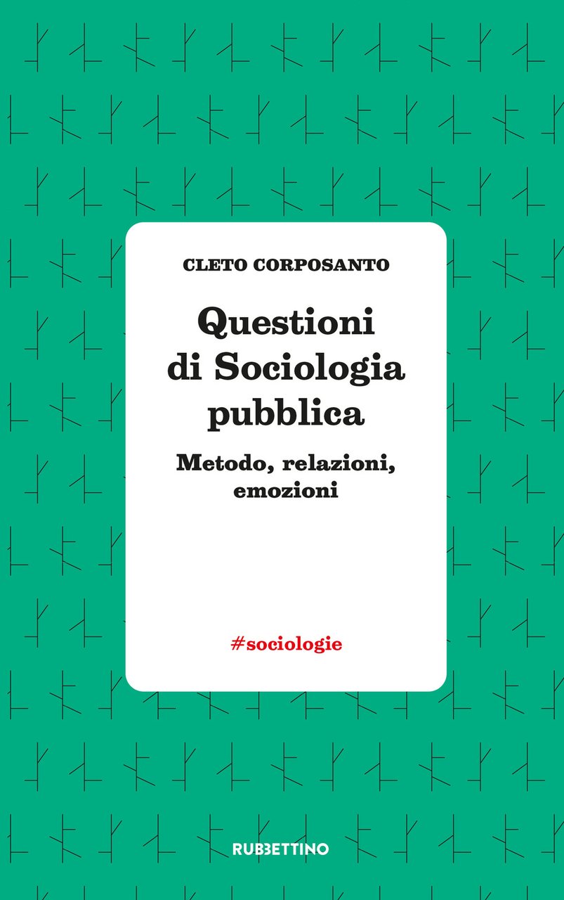 Questioni di sociologia politica. Metodo, relazioni, emozioni