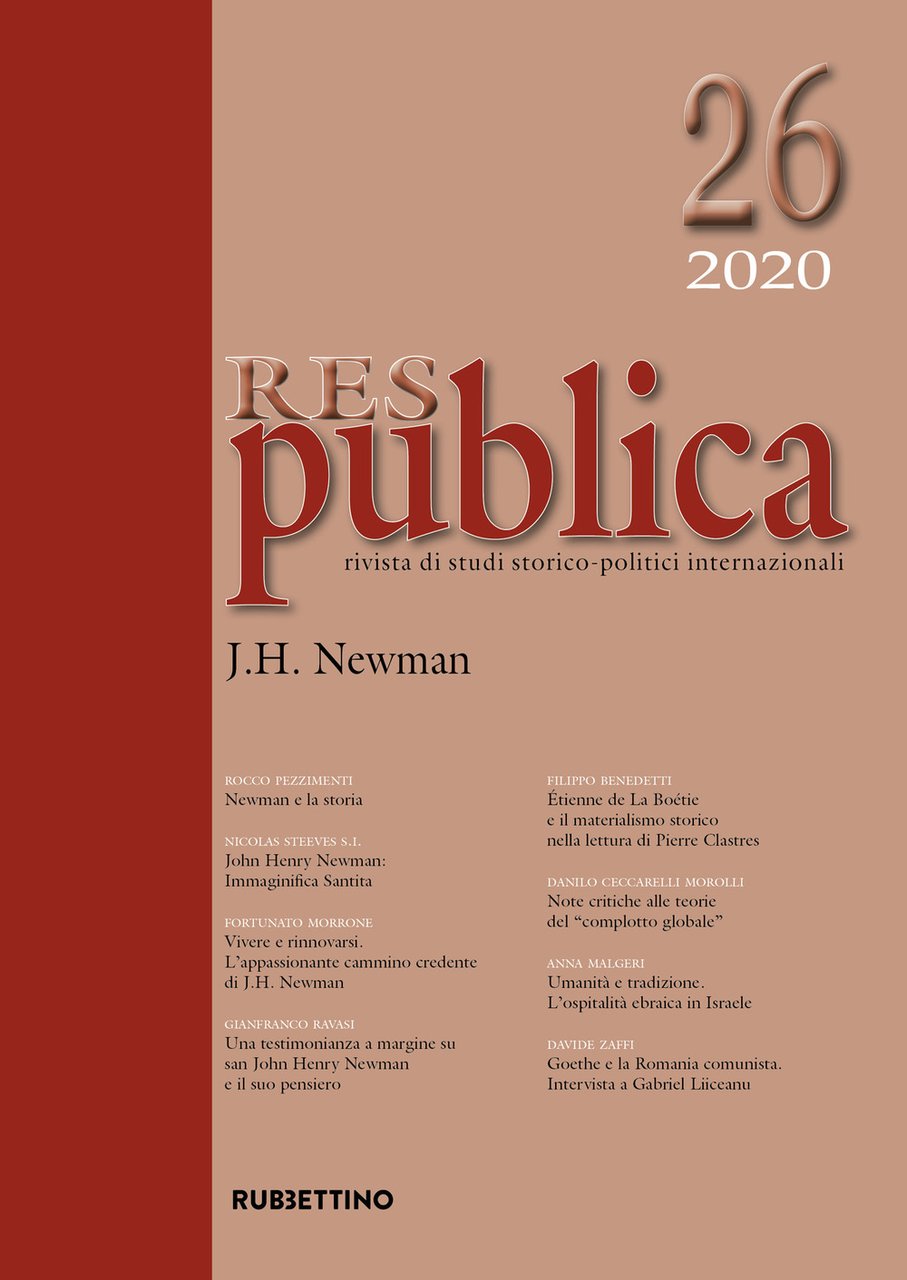 Res publica. Vol. 26: J. H. Newman