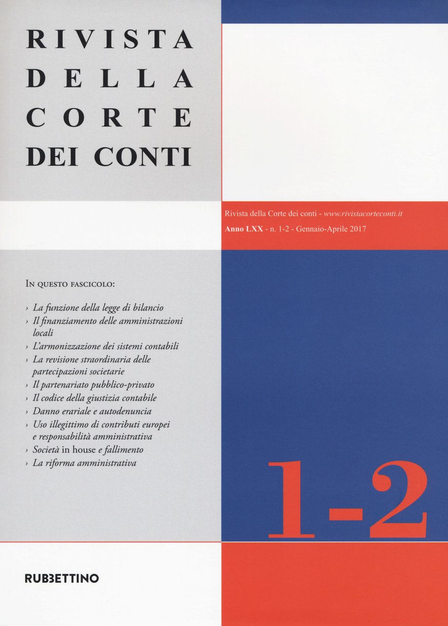 Rivista della Corte dei Conti. Vol. 1-2