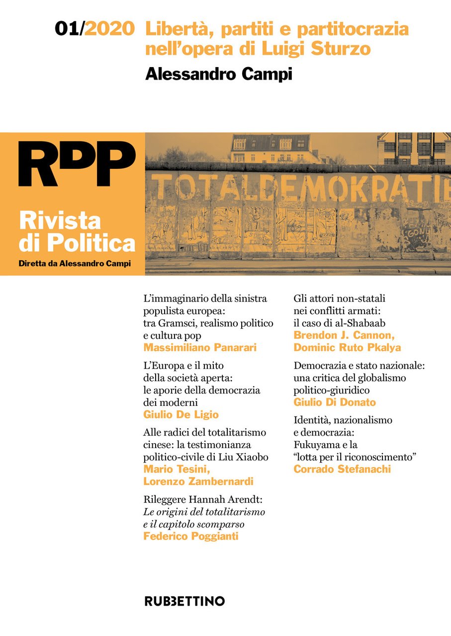 Rivista di politica. Vol. 1: Libertà, partiti e partitocrazia nell'opera …