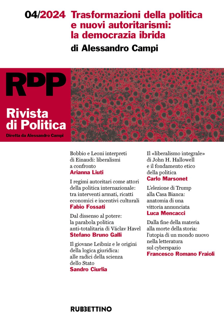 Rivista di politica. Vol. 4: Trasformazioni della politica e nuovi …