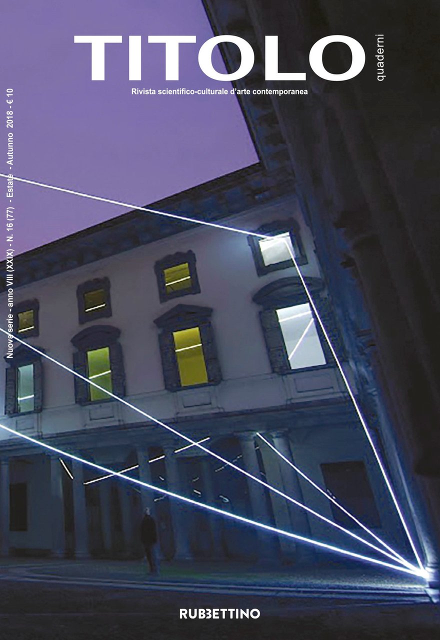 Titolo. Rivista scientifica e culturale d'arte contemporanea. Vol. 16