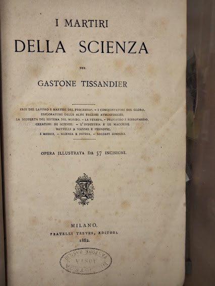 I martiri della scienza. Eroi del lavoro e martiri del …