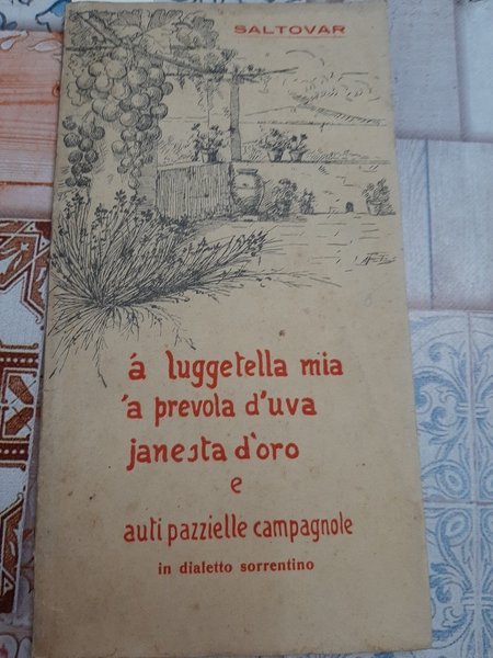 ‘A luggetella mia, ‘A provola d’uva. Janesta d’oro e auti …