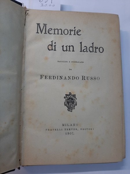 Memorie di un ladro.