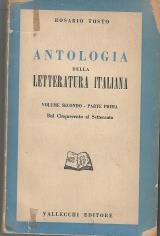 Antologia della letteratura italiana  volume 2/1