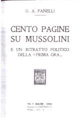 Cento pagine su Mussolini