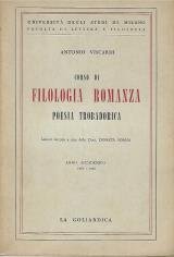 Corso di filologia romanza A.A. 1965-1966