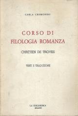 Corso di filologia romanza  Chretien de Troyes