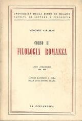 Corso di folologia romanza A.A. 1964-1965