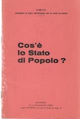 Cosè lo stato di popolo?