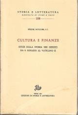 Cultura e finanze