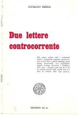 Due lettere controcorrente