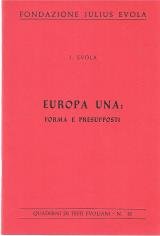 europa una: forma e presupposti