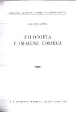 Filosofia e imagine cosmica