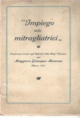 Impiego delle mitragliatrici