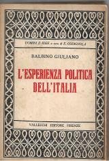 Lesperienza politica dellItalia