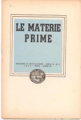 Le materie prime