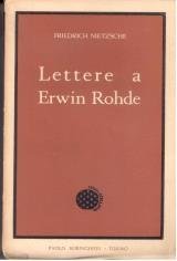 Lettere a Erwin Rohde