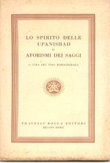 Lo spirito delle Upanishad o aforismi dei saggi