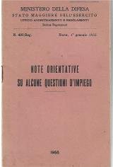 Note orientative su alcune questioni dimpiego