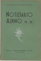 Notiziario alpino n. 31 luglio/settembre 1941