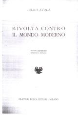 Rivolta contro il mondo moderno