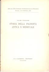 Storia della filosofia antica e medievale