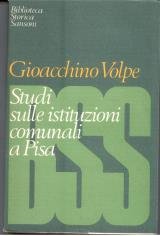 Studi sulle istituzioni comunali a Pisa