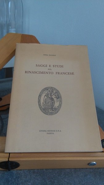 STUDI E SAGGI SUL RINASCIMENTO FRANCESE