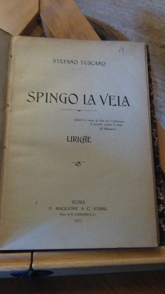 SPINGO LA LEVA ( LIRICHE )