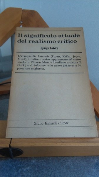 IL SIGNIFICATO DEL REALISMO CRITICO