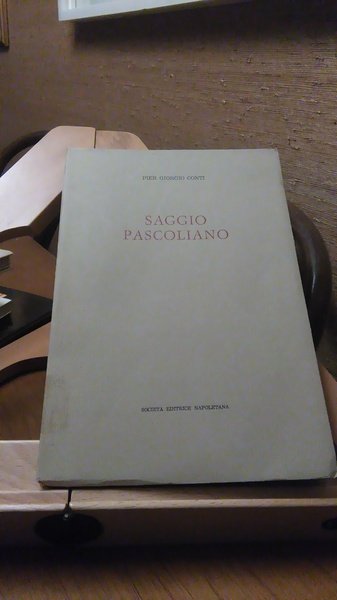 SAGGIO PASCOLIANO