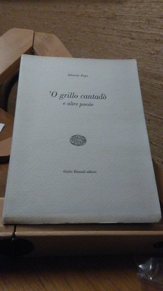 'O GRILLO CANTADò E ALTRE POESIE