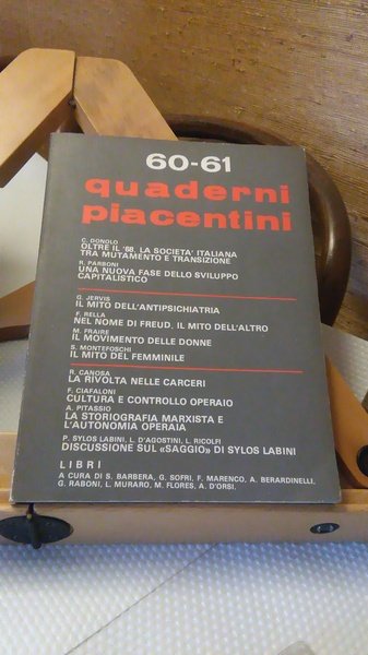 QUADERNI PIACENTINI 60 - 61