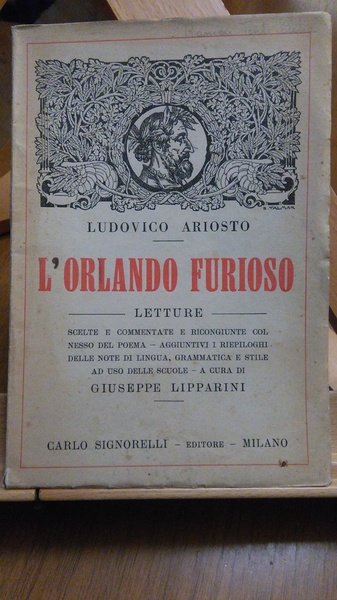 L'ORLANDO FURIOSO, LETTURE SCELTE E COMMENTATE E RICONGIUNTE COL NESSO …